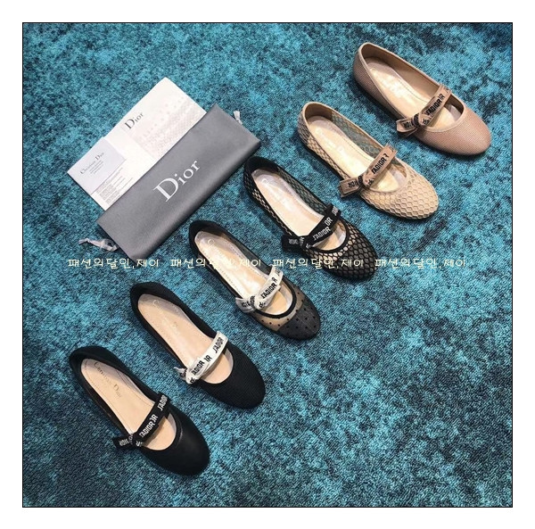 [제이]디올 플랫 발레리나 슈즈♡