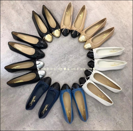 [새론] 샤넬 플랫 발레리나 슈즈