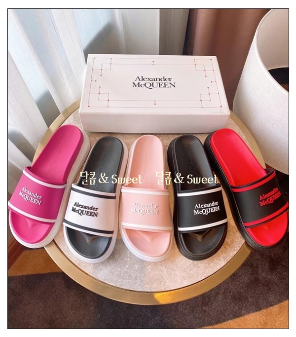 [달콤]알렉산더 맥퀸 슬리퍼 편하고 예쁘게~