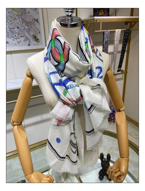 샤넬 스카프 Cashmere