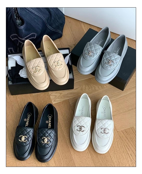 샤넬 턴락 로퍼 , vintege