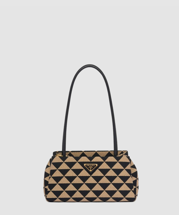 [PRADA-프라다] 심볼 자수 패브릭 백 1BA368