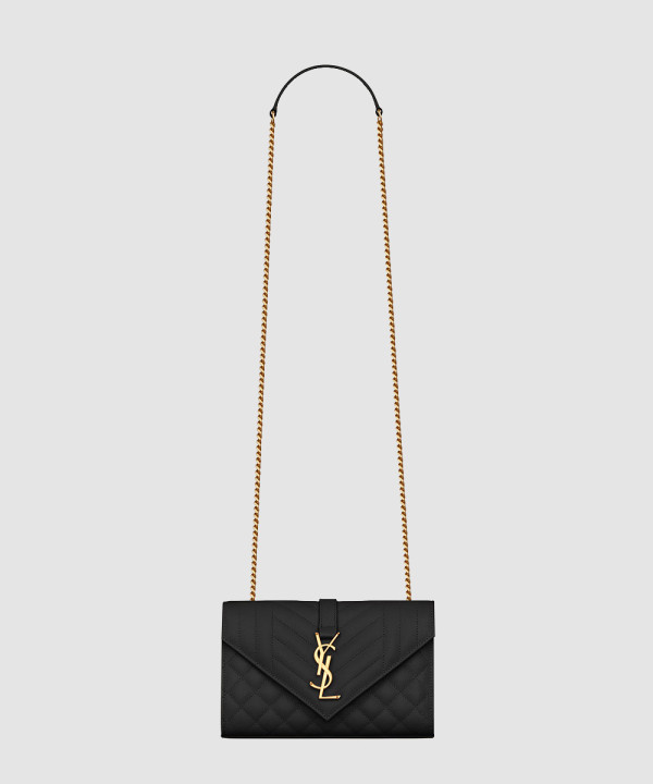 [SAINTLAURENT-생로랑] 마틀라세 엔벨로프 체인 숄더백 스몰 600195