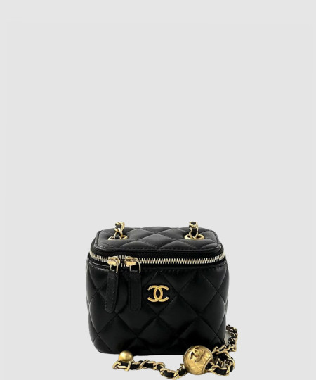 [CHANEL-샤넬] 골드볼 베니티백 ap3103