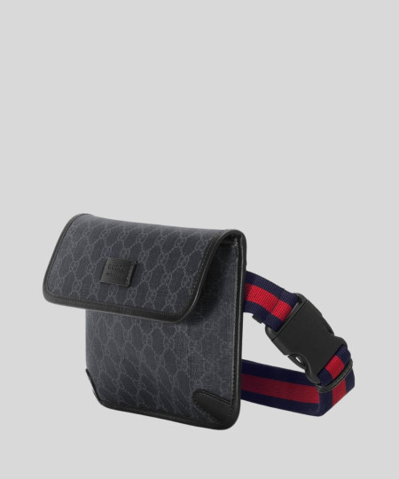 [GUCCI-구찌] GG 블랙 수프림 벨트백 598113