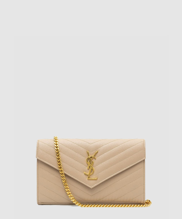 [SAINTLAURENT-생로랑] 모노그램 마틀라세 금장 체인 크로스백 377828