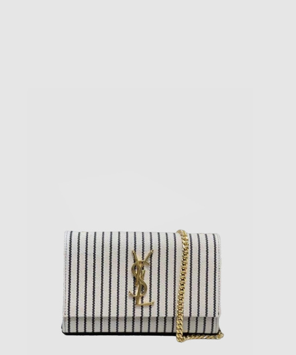 [SAINTLAURENT-생로랑] 케이트 캔버스 체인 숄더 백 S 469390FAACG