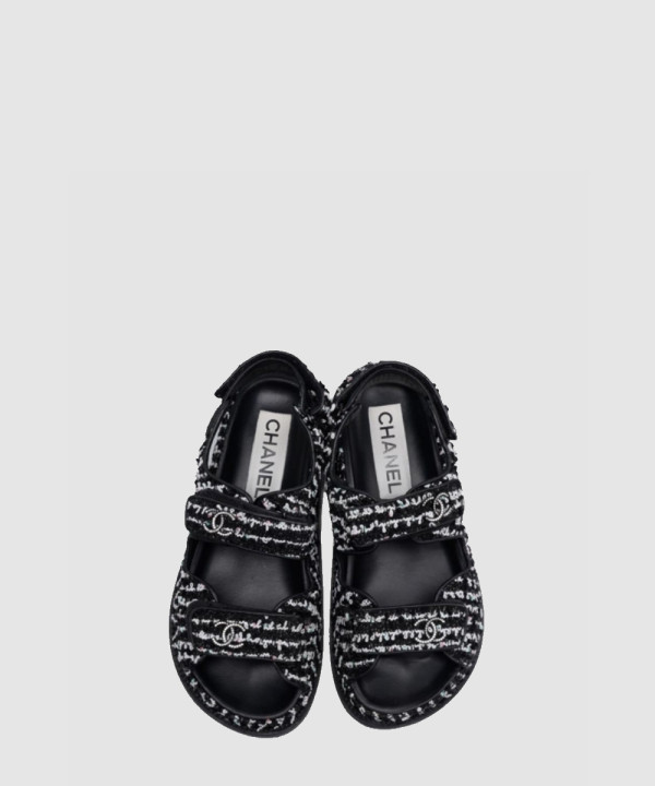 [CHANEL-샤넬] 벨크로 샌들 G35927