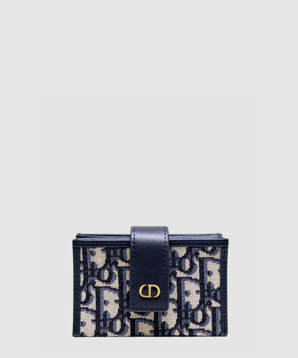 [DIOR-디올] 30 몽테뉴 오블리크 아코디언 카드지갑 여성 S2058UTZQ