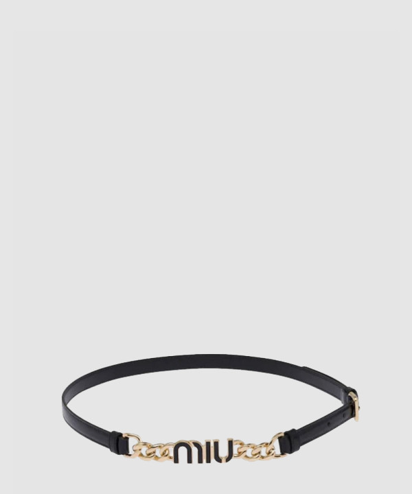 [MIUMIU-미우미우] 여성 벨트 leather with 로고 5CC527