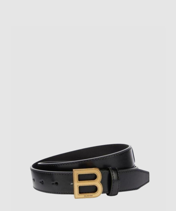 [BALENCIAGA-발렌시아가] B로고 샤이니 벨트 640828
