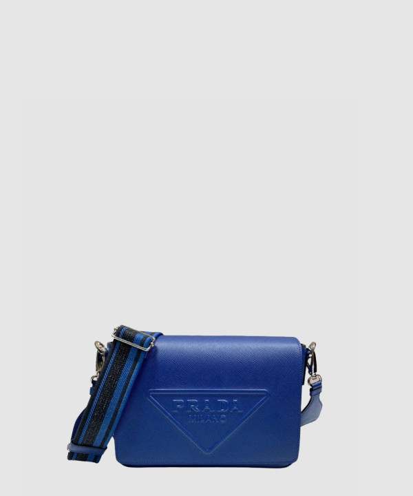 [PRADA-프라다] 사피아노 가죽 숄더백 블랙 2VD046