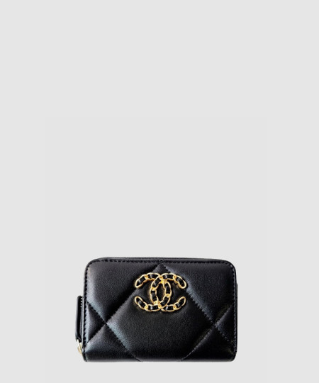 [CHANEL-샤넬] 19 나인틴 지퍼 지갑  카드지갑  AP0949