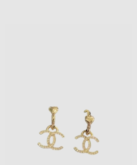[CHANEL-샤넬] 로고 링 귀걸이 하트 드롭 귀걸이 ABA270