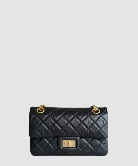 [CHANEL-샤넬] 2.55백 맥시 빈티지금장 카프스킨