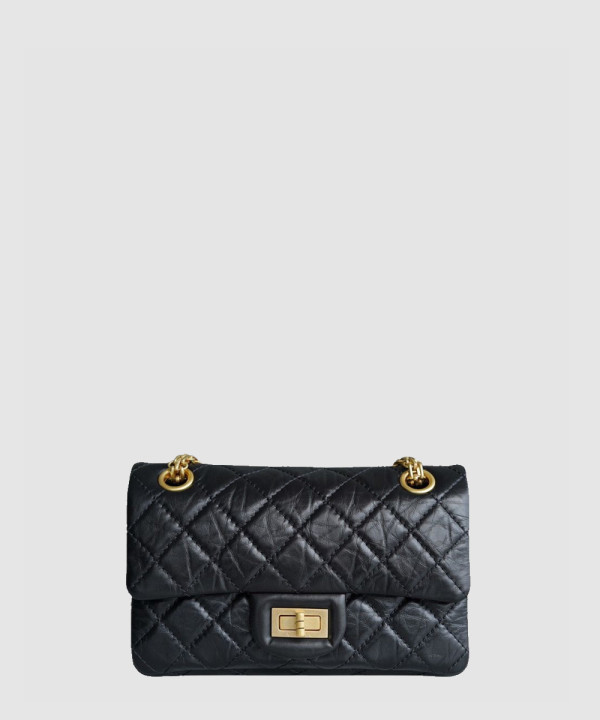 [CHANEL-샤넬] 2.55백 맥시 빈티지금장 카프스킨