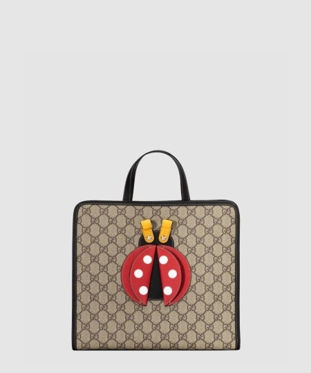 [GUCCI-구찌] 칠드런 레이디버그 무당벌레 토트백