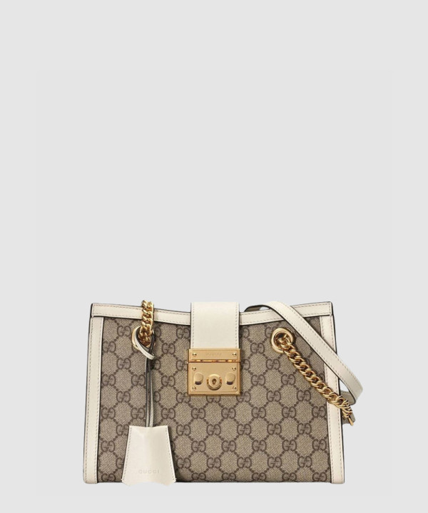 [GUCCI-구찌] 패들락 GG 캔버스 숄더백 498156