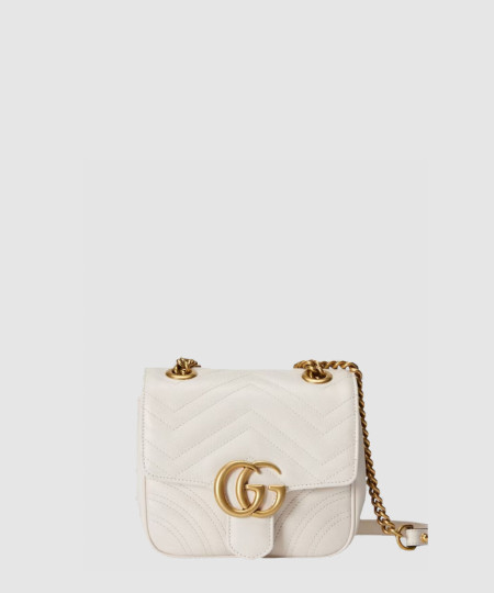 [GUCCI-구찌] GG 마몽 마틀라세 미니 토트백 739682