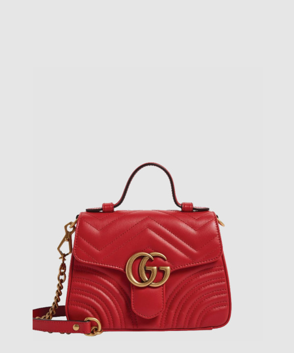 [GUCCI-구찌] GG 마몽 미니 탑 핸들백 547260