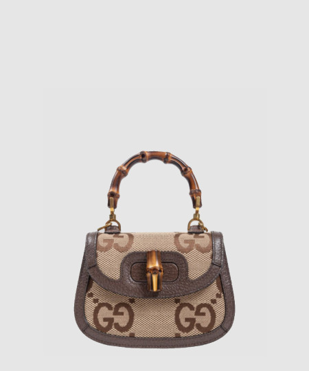 [GUCCI-구찌]  뱀부 1947 점보 GG 미니백 686864