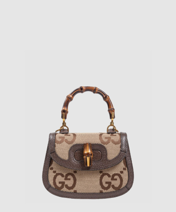 [GUCCI-구찌]  뱀부 1947 점보 GG 미니백 686864