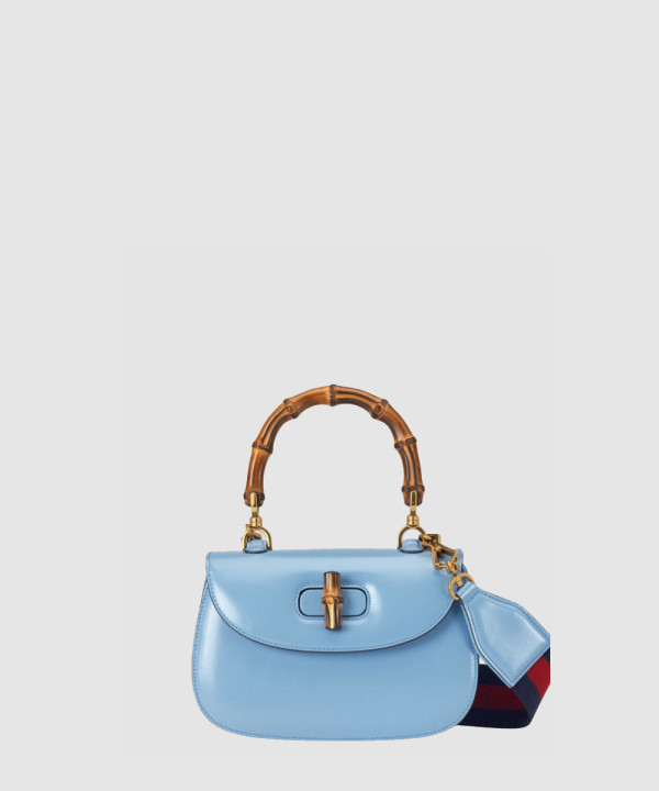 [GUCCI-구찌] 뱀부 스몰 탑 핸들백 675797