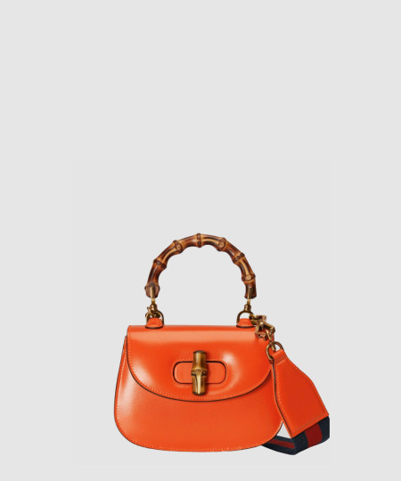 [GUCCI-구찌] 뱀부 스몰 탑 핸들백 675797