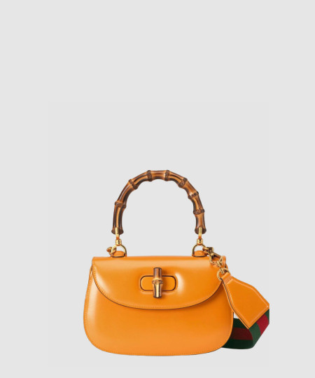 [GUCCI-구찌] 뱀부 스몰 탑 핸들백 675797