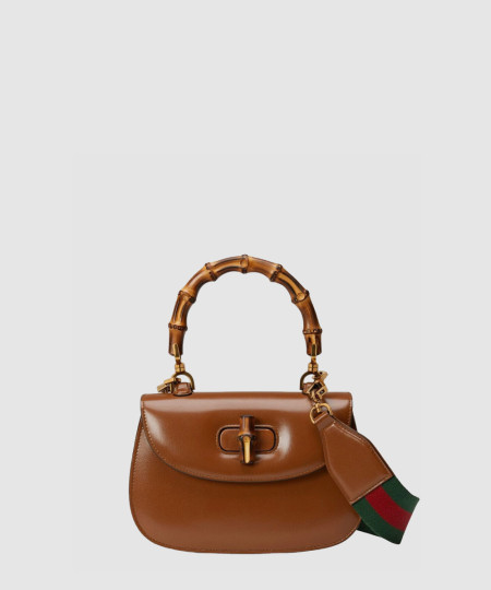 [GUCCI-구찌] 뱀부 스몰 탑 핸들백 675797