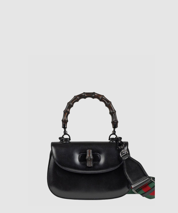 [GUCCI-구찌] 뱀부 스몰 탑 핸들백 675797