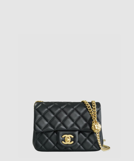 [CHANEL-샤넬] 까멜리아 골드볼 쁘띠삭 AS4040