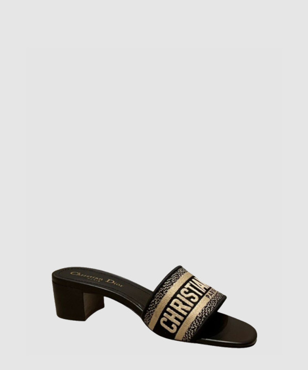 [DIOR-디올] 오블리크 뮬 블랙 KCQ244ERC