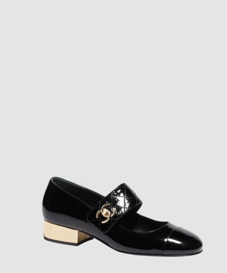 [CHANEL-샤넬] 메리제인 페이턴트 슈즈 G39732