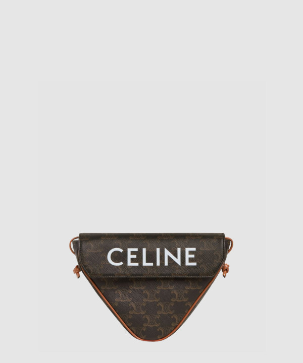 [CELINE-셀린느] 로고 프린팅 트라이앵글 크로스백 195902BZK.