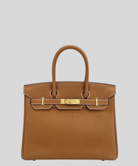 [HERMES-에르메스] 벌킨30 카멜골드 금장 3HH0335