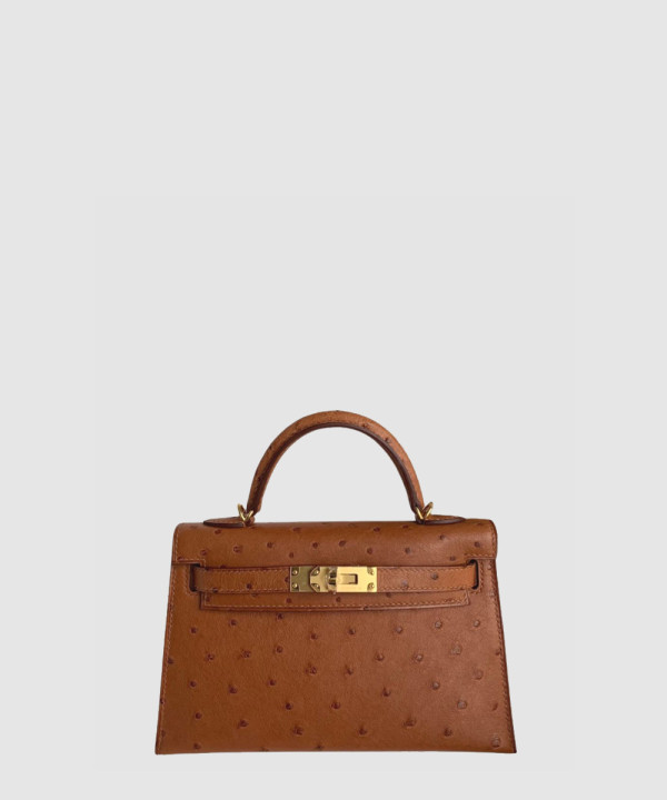 [HERMES-에르메스] 켈리 금장 미니백