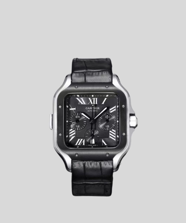 [CARTIER-까르띠에] 산토스 드 크로노그래프