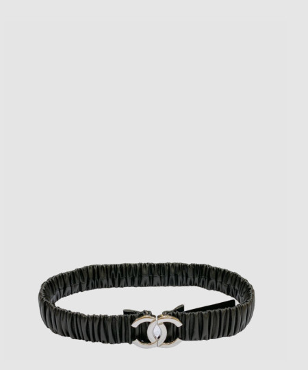 [CHANEL-샤넬] CC로고 스트래치 벨트