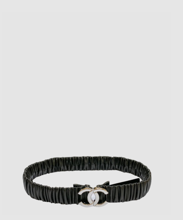 [CHANEL-샤넬] CC로고 스트래치 벨트