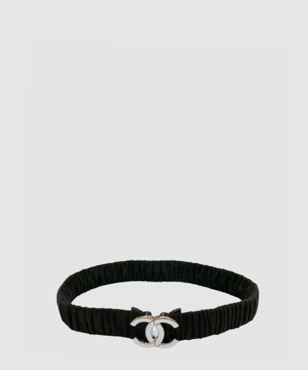 [CHANEL-샤넬] CC로고 스트래치 벨트