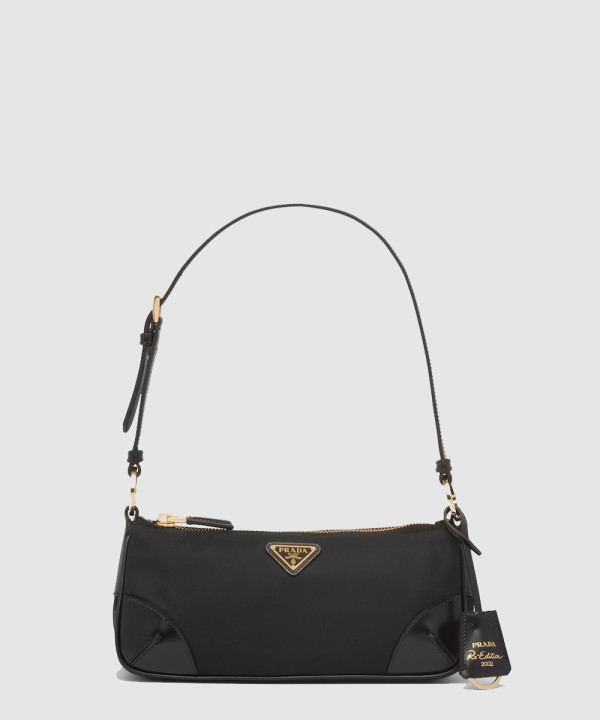 [PRADA-프라다] 리에디션 2002 리나일론 및 브러쉬드 가죽 숄더백 1BC201
