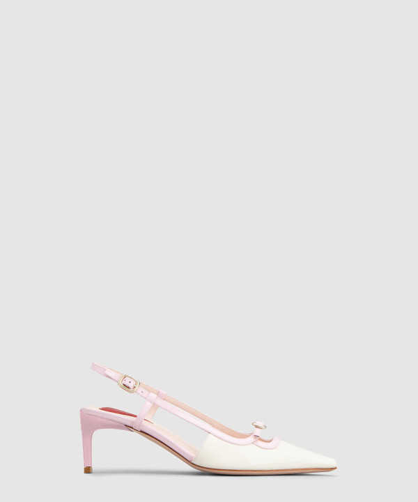 [ROGER VIVIER-로저비비에] 비브 카나드 슬링백 펌프스 RVW72237660D1P1K84