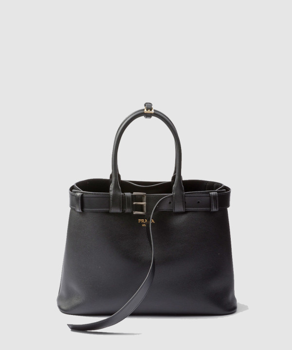 [PRADA-프라다] 버클 라지 가죽 핸드백 1BA416
