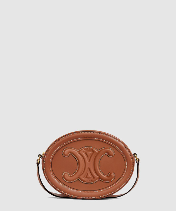 [CELINE-셀린느] 퀴르 트리옹프 크로스바디 오벌 펄스 10I703DPQ