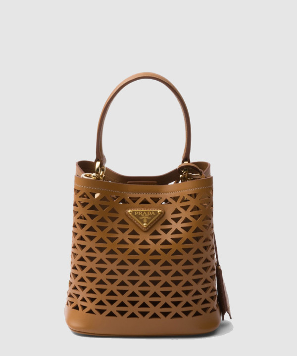 [PRADA-프라다] 컷아웃 모티프 프라다 파니에 가죽 미니백 1BA217