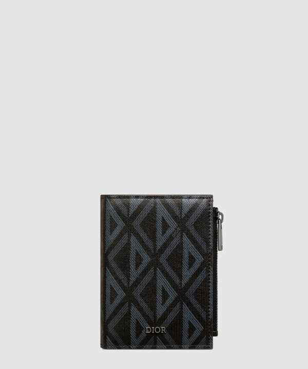 [DIOR-디올] 버티컬 컴팩트 카드 지갑 2ESBC319DCO