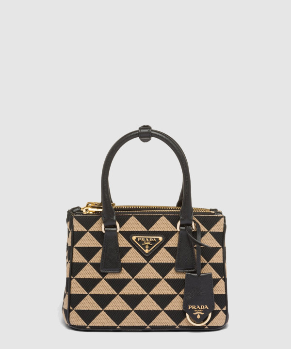 [PRADA-프라다] 갤러리아 자수 자카드 미니 백 1BA906