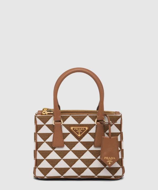 [PRADA-프라다] 갤러리아 자수 자카드 미니 백 1BA906