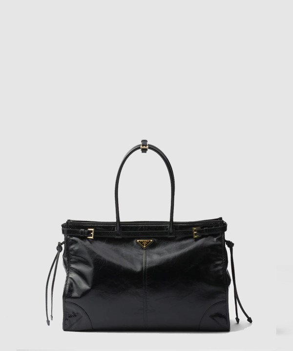 [PRADA-프라다] 라지 가죽 핸드백 1BA439